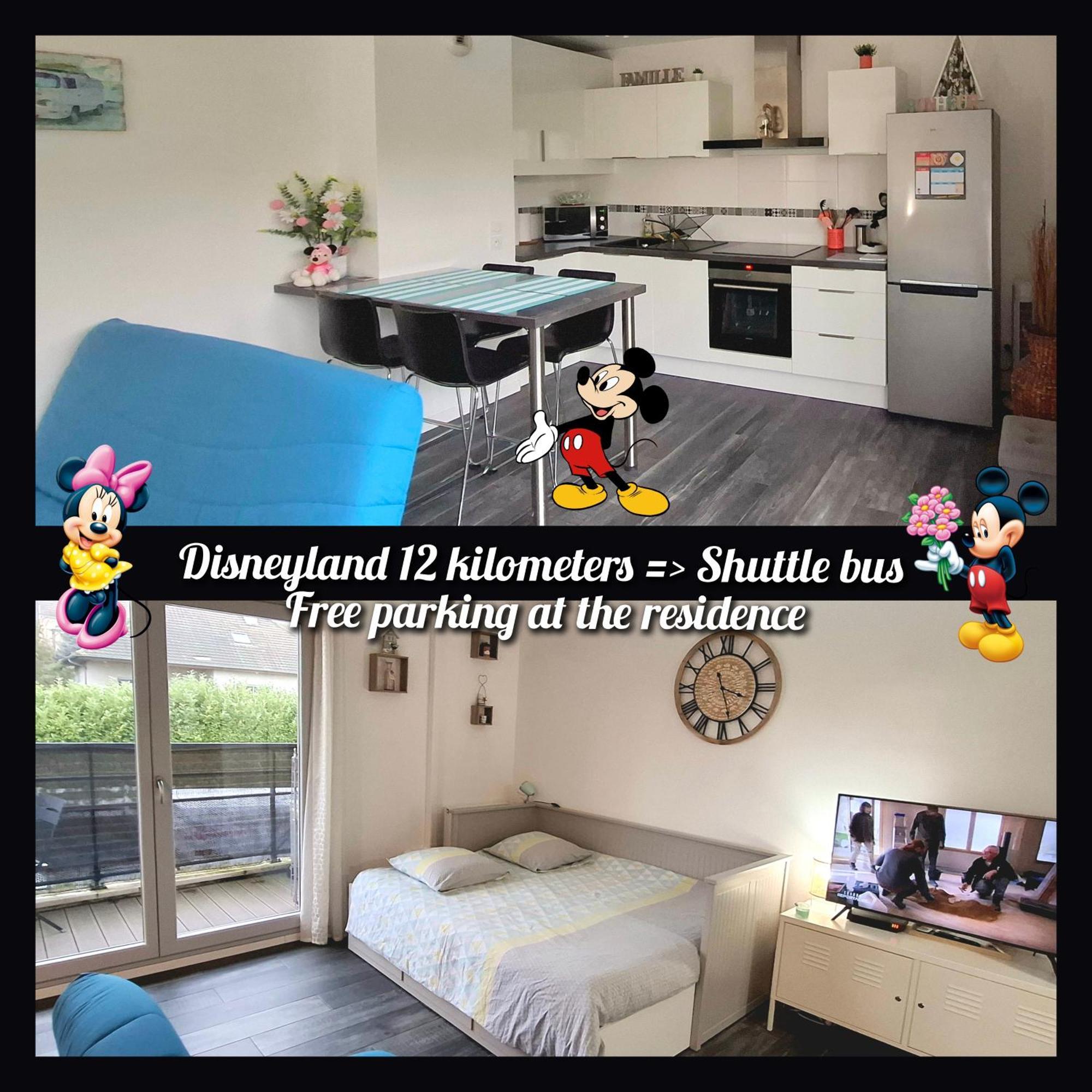 Appartement Studio O Fil De L'O A 12 Kilometres De Disneyland Paris Crecy-la-Chapelle Екстер'єр фото